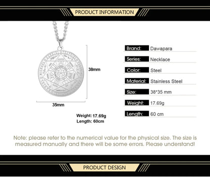 Colliers et pendentifs des 7 archanges de Dawapara, pentacle, amulette magique, protection porte-bonheur de la Saint-Michel, talisman surnaturel