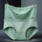 High Waist Sexy Lace Women Underwear Thin Seamless Traceless Briefs Shapewear Abdomen Hip Slimming Calcinha Lingerie Panties