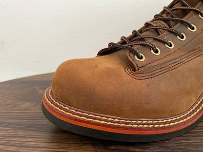 Unisex Autumn Vintage Handmade Men Casual Cow Leather Shoes High Quality Dress Ankle Boots British Tooling Work Motorcycle Boots