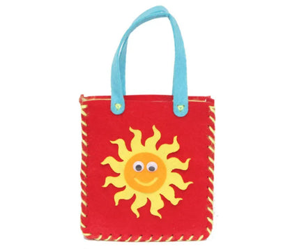 Non-Woven New Handicraft Toys for Children Pink Bag Girl Gift Fabrication DIY Toy Animal Handbag Arts Crafts Educational Toy