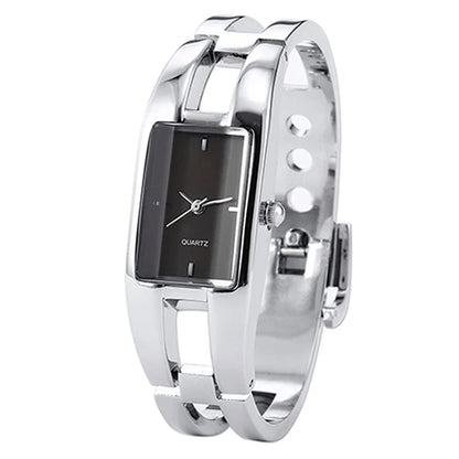 Montre-bracelet à quartz pour femme, cadran carré, couleur changeante, tendance, créative, pour homme et femme
