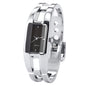 Montre-bracelet à quartz pour femme, cadran carré, couleur changeante, tendance, créative, pour homme et femme