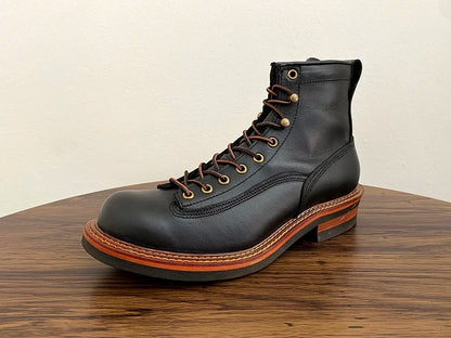 Unisex Autumn Vintage Handmade Men Casual Cow Leather Shoes High Quality Dress Ankle Boots British Tooling Work Motorcycle Boots