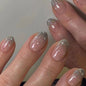 Wearable Nail Sticker White Asterism Short Wear Armor
