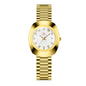 Couple Quartz Watch Yellow Gold Diamond Waterproof Steel Belt Watch