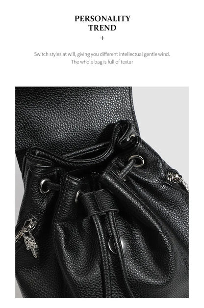 Fashionable Mini Travel Backpack for Women 2024 New Style Versatile Outdoor Bag Stylish Double Shoulder Bag Ladies Love