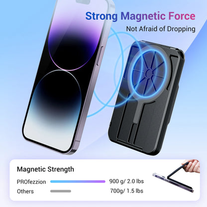 Magnetic Wallet & Card Holder with RFID Blocking Function for iPhone 16 15 14 Pro/ Pro Max/ 13 Pro Max/ 13 12 Pro MagSafe Wallet