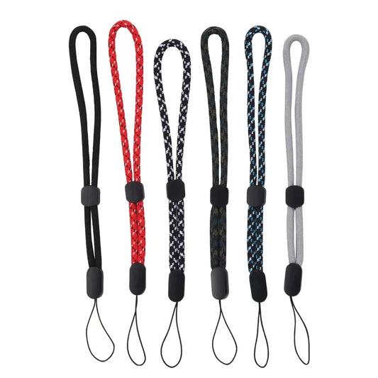 Lot de 10 dragonnes réglables de 19 cm pour accessoires électroniques, étuis de téléphone, porte-clés, appareil photo