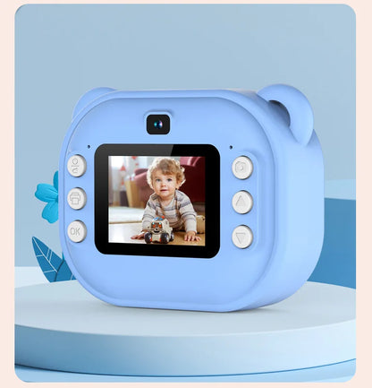Kids Instant Print Camera Mini Digital Camera Photography Video Camera Toys Inkless Printing Thermal Print Camera for Girls Boys