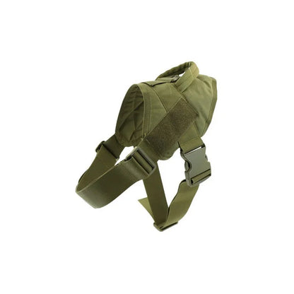 Dog Tactical Vest Nylon Outdoor Water-Repellent Dog Clothing Large and Medium-sized Dog Training Vest Harness Traction