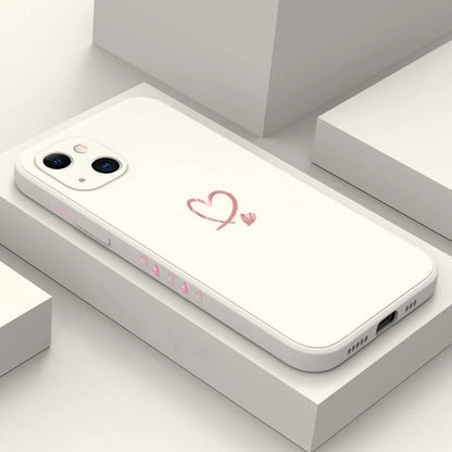 Big Red Heart Phone Case for Xiaomi Redmi Note 14 13 12 12S 11 11S 10 10S Pro Plus Redmi 10C 12C 13C 4G 5G Soft Silicone Cover