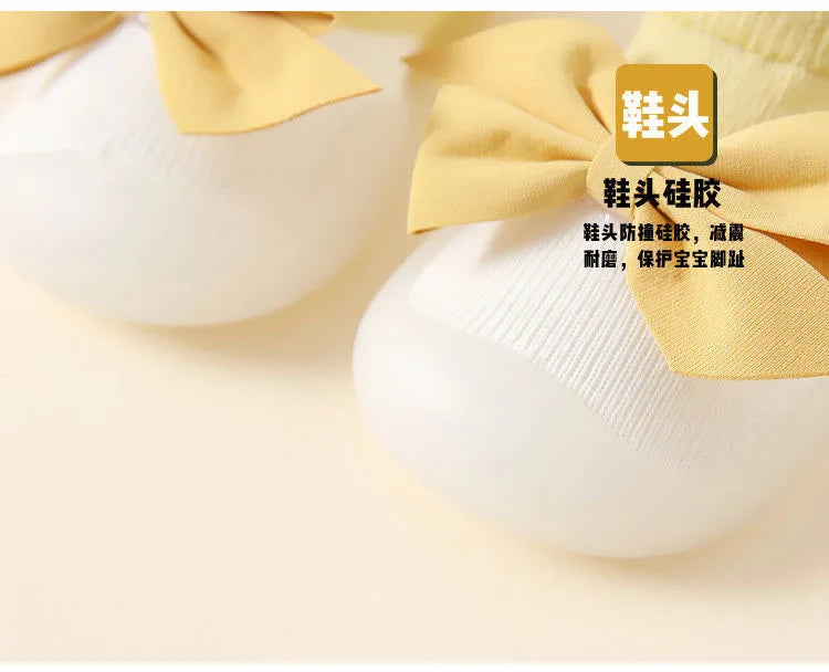 Summer New Combed Cotton Anti slip and Breathable Children's Soft Sole Shoes Baby Walking Shoes Mesh Faced Baby Floor Socks