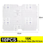 Lot de 10 à 30 protège-livres autocollants transparents et mats A4/16K/22K, imperméables, pour manuels scolaires, fournitures d'emballage