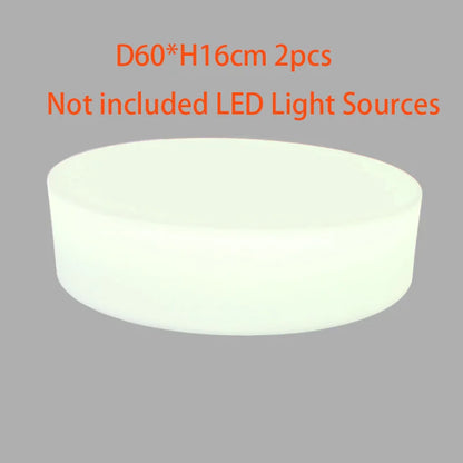 Plastic Cubes Shell Case, Bar Table, Outdoor, Plastic PE, No Light Source, D20cm, D25cm, D30cm, 40cm, 43cm, 50cm, 60cm, 1Pc