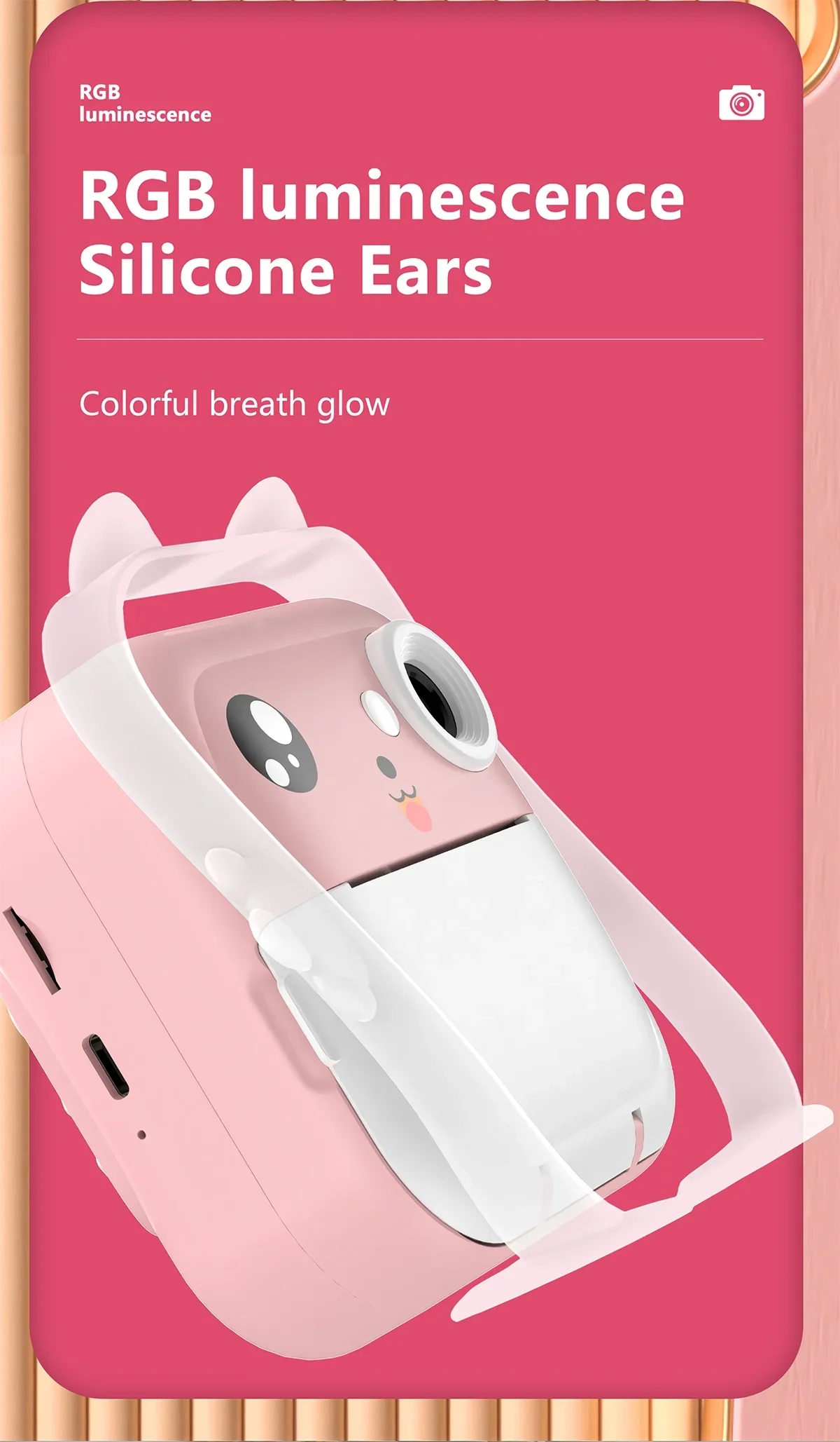 Q5 Kids Camera Instant Print Photo Children Inkless Mini Printer Digital Camera 32G TF Card Video Educational Toys Boy Girl Gift