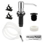 Stainless Steel Soap Dispenser Extension Tube Kit Kitchen Sink Liquid Soap Dispenser Bathroom Lotion Detergent Hand Press Pumps