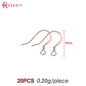 Crochets de boucles d'oreilles en laiton imitation rhodium couleur or 18 carats pour femmes, accessoires de bijoux à faire soi-même, vente en gros