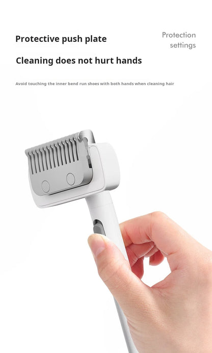 Professional Pet Comb Self Cleaning Smooth Brush for Dogs And Cats Easy to Handle Grooming Tool for Removing Floating Undercoat