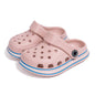 Chaussures de jardin classiques d'été pour enfants, souples, confortables, antidérapantes, légères, EVA, colorées, unisexes, pour la plage