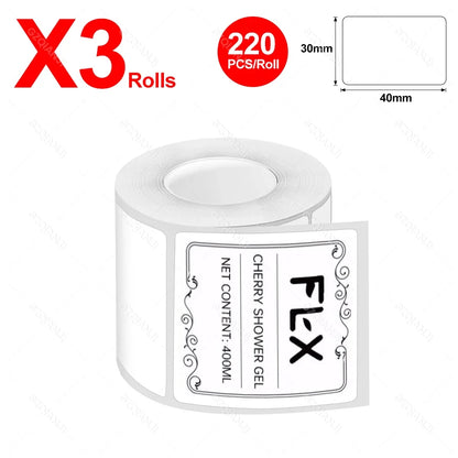 Marklife P50 Bluetooth Thermal Label Printer Barcode Sticker Paper Printer Self-adhesive Label Maker Labeling Portable Machine