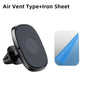 Magnetic Car Phone Holder Magnet Smartphone Support GPS Foldable Phone Stand Bracket Car Charger Holder For iPhone 15 14 Xiaomi
