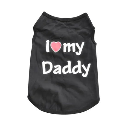 UBBT Security Dog Vest Dog Clothes XS-L Black Pet Puppy T Shirts For Small Dogs Chihuahua Yorkie Pug Cat Vest Costume