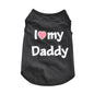 UBBT Security Dog Vest Dog Clothes XS-L Black Pet Puppy T Shirts For Small Dogs Chihuahua Yorkie Pug Cat Vest Costume