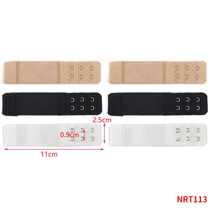 6pcs Back Bra Extender Strap Extension 2 Hooks Extenders For Women Bra Accessories Lengthened Buckle Bra Hook Botton Intimates