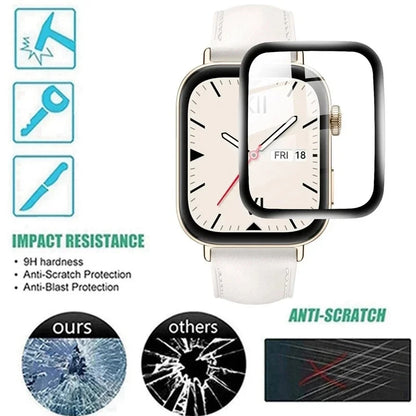 1-3Pcs 9D Curved Film For Huawei Watch fit3 SmartWatch Screen Protector Not Glass Huawey Watch Fit 3 Watchfit3 Full Cover Films