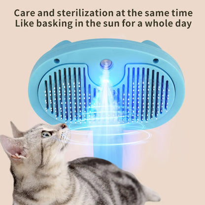 Self-cleaning Pet Hair Remove Comb Multi-Function Electric Spray Steam Brush For Cats Grooming Brushes Dog Combs Pet Supplies