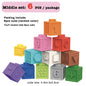 Baby Soft Rubber Cube Puzzle Montessori Toddlers Touch Early Education Squeeze Stacker Relief Gifts Kids Children Bath Toys