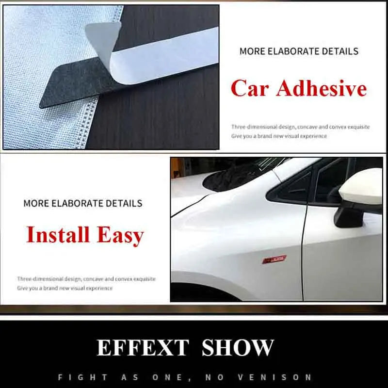 Autocollant 3D chromé noir pour aile de voiture, emblème ST Line, autocollant ST Line, accessoires
