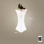 NewOut Door Use Led Illuminated Bar Cocktail Table Rechargeable Bar Plastic Table Lighted Up Coffee Table Ktv Disco Party Supply