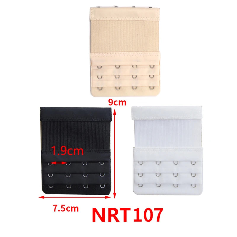 6pcs Back Bra Extender Strap Extension 2 Hooks Extenders For Women Bra Accessories Lengthened Buckle Bra Hook Botton Intimates
