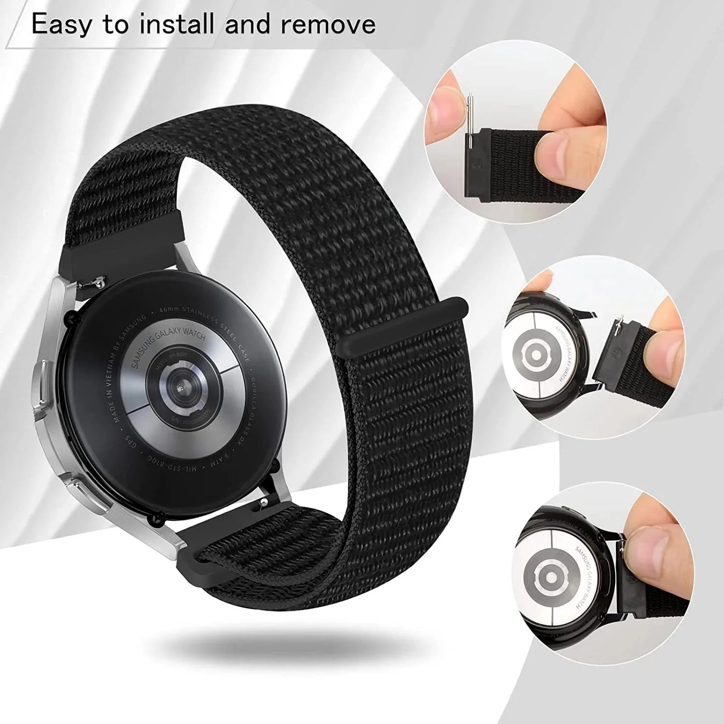 18mm Nylon Strap for Huawei Watch GT5 GT4 41mm Sports Comfortable Breathable Band Huawei Watch GT5 Pro 42mm Accessories Bracelet