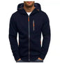 2024 new Spring Men's Jackets Hooded Coats Casual Zipper Sweatshirts Male Tracksuit Fashion Jacket Mens Clothing Outerwear