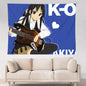 VIKAMA Anime Tapestry Sweet Fun Mvp Sisters & Cat Ears Maid & Electro Girls Ins Style Living Room Kawaii Decoration Game Room
