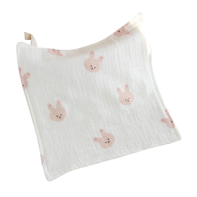 Cotton Towel Newborn Baby Items 4 Layer Muslin Baby Bibs Handkerchief Soft Saliva Towel Feeding Burp Cloths