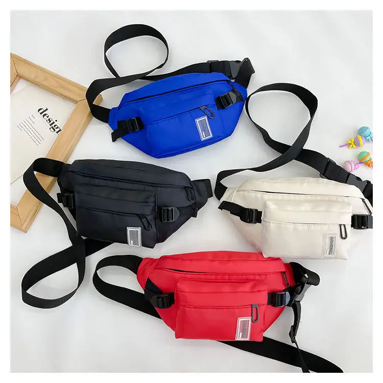 Casual Design Children's Chest Bag Handsome Boys Small Shoulder Messenger Bags Baby Kids Purse Handbags Cool Girls Fanny Pack