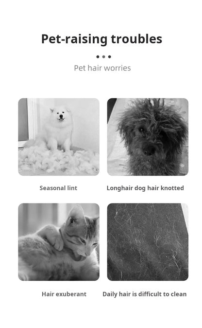 Professional Pet Comb Self Cleaning Smooth Brush for Dogs And Cats Easy to Handle Grooming Tool for Removing Floating Undercoat