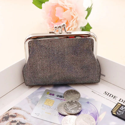 New Double Layer Women Wallets Short PU Leather Coin Purse Mini Wallet Retro Coin Purse for Women Lipstick Storage Dropshipping