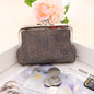 New Double Layer Women Wallets Short PU Leather Coin Purse Mini Wallet Retro Coin Purse for Women Lipstick Storage Dropshipping