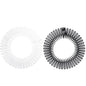 2pcs Rhinestone Plastic Full Circle Stretch Diamond Flexible Comb Teeth Headband Hair Band Clip Face Wash Fixed Hair Accessories