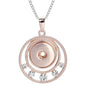 Three Color Snap Necklace Jewelry Simple Snap Pendant Necklace Fit 18mm Snaps Button Jewelry for Women Accessories ZG511