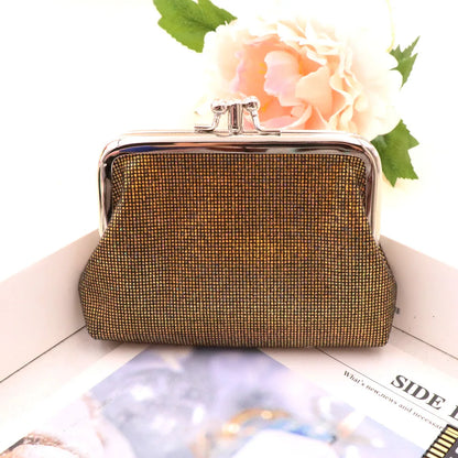 New Double Layer Women Wallets Short PU Leather Coin Purse Mini Wallet Retro Coin Purse for Women Lipstick Storage Dropshipping
