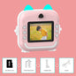 Q5 Kids Camera Instant Print Photo Children Inkless Mini Printer Digital Camera 32G TF Card Video Educational Toys Boy Girl Gift