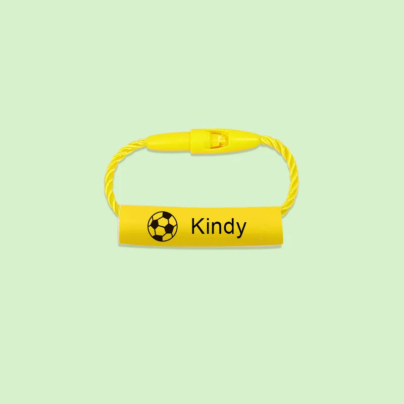 24pcs Baby Shoes Schoolbag Cup Clothes Name Sticker Waterproof Tag Rope Baby Name Ring Children Customized Name Label Pendant