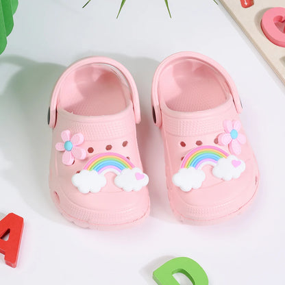 Chaussons bébé, sandales, mules, sandales respirantes pour filles avec semelle souple pour activités intérieures et extérieures et design antidérapant