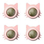 Lot de 1 à 5 balles murales rotatives à l'herbe à chat pour chaton, jouets à mâcher à lécher, nettoyage des dents, jouet à mordre pour chat d'intérieur, fournitures pour animaux de compagnie