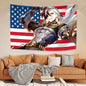 Tapisserie Anime unique Boothill Drapeau américain Honkai Star Rail Chambre Dessin animé Fond Tissu Fête Bannière Chambre Décoration de la maison